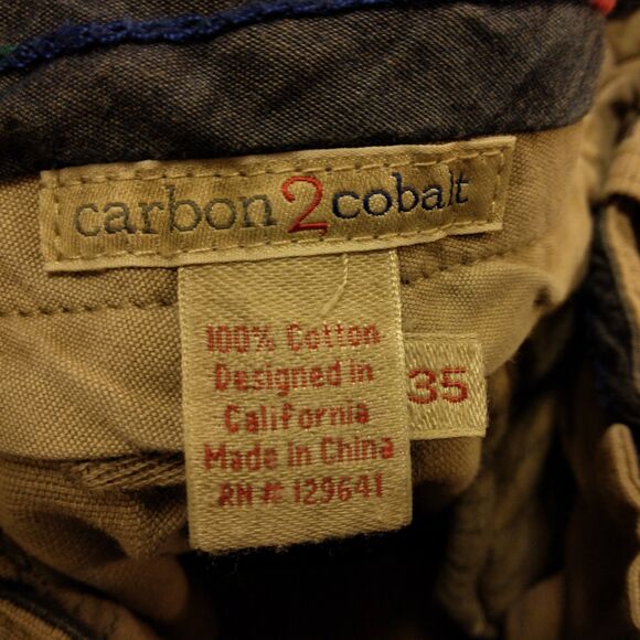 Carbon 2 Cobalt pants mens 35x31 beige Cut Above Khaki outdoor 125002 - Picture 7 of 9